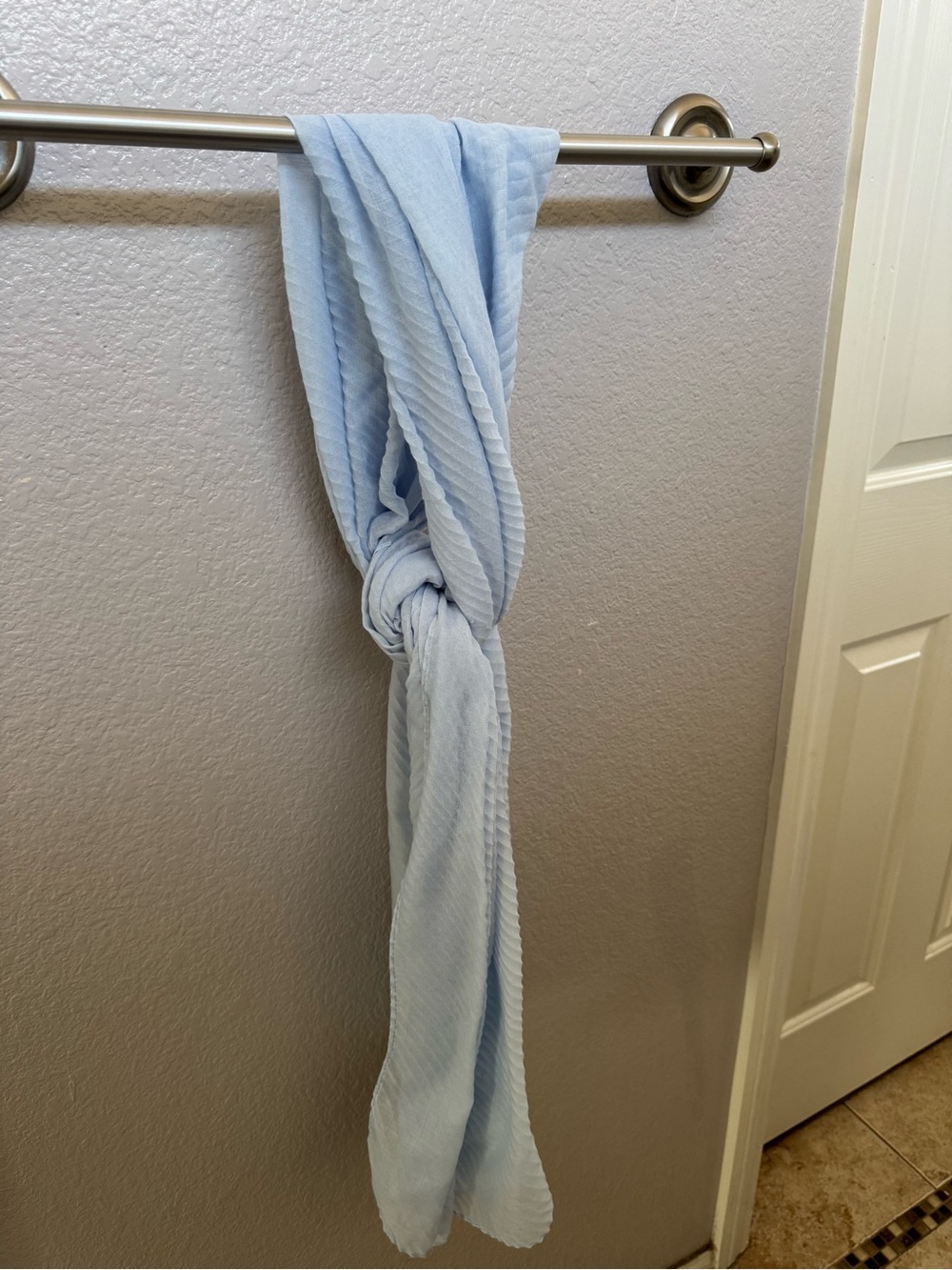 Light Blue Scarf